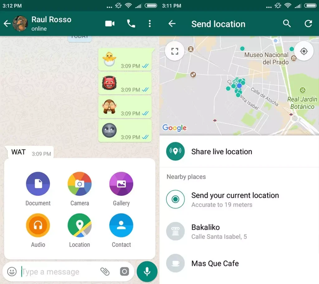gb whatsapp Share Live Locations