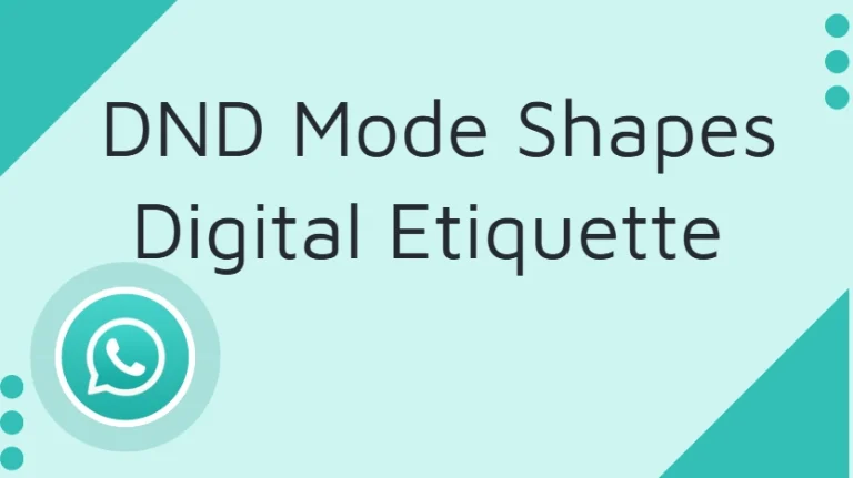 DND Shapes Digital Etiquette cov